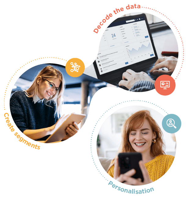 Create segments, decode the data and personalisation call