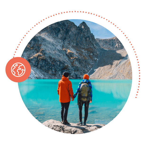 Couple on luxury holiday