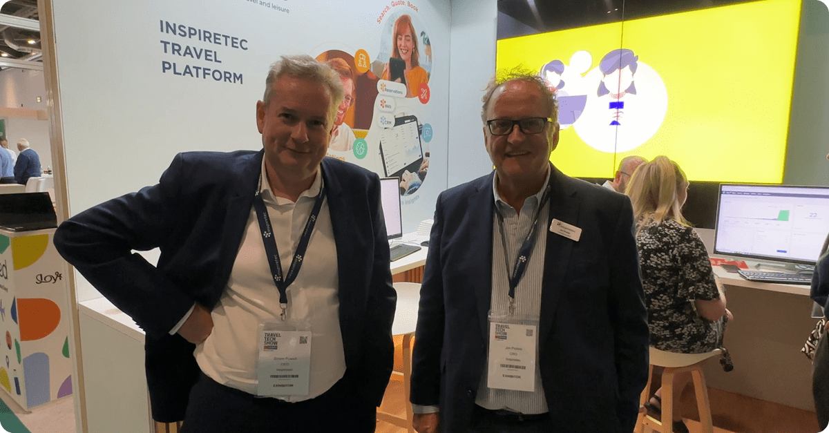 TravelTech Show 2023 Simon Powell and Jon Pickles