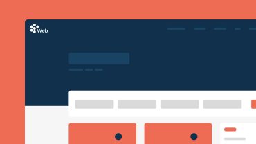 Graphical representation of Inspiretec web in warm coral.